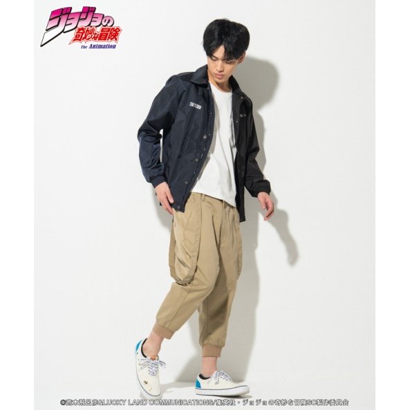 JOJO x glamb グラム ORA vs MUDA coach jacket オラvsムダコーチジャケット ジョジョ