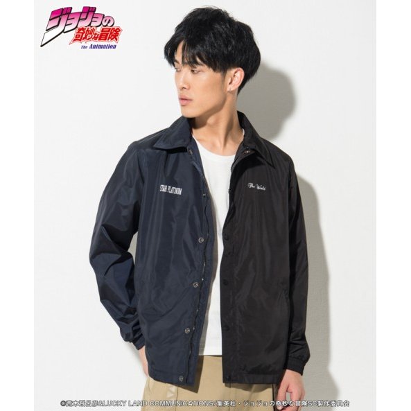 JOJO x glamb グラム ORA vs MUDA coach jacket オラvsムダコーチジャケット ジョジョ