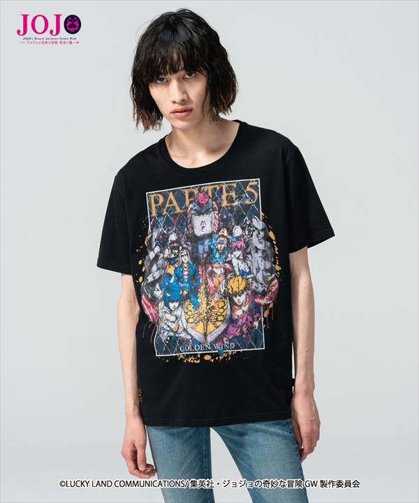 glamb・グラム Golden Wind T ゴールデンウィンド Tシャツ JOJO