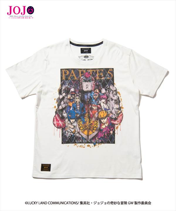 glamb・グラム Golden Wind T ゴールデンウィンド Tシャツ JOJO