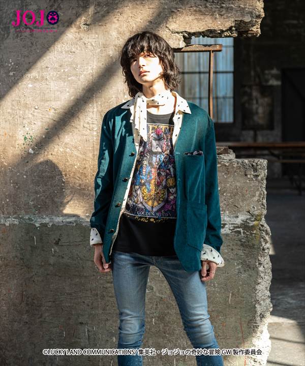 glamb・グラム Golden Wind T ゴールデンウィンド Tシャツ JOJO