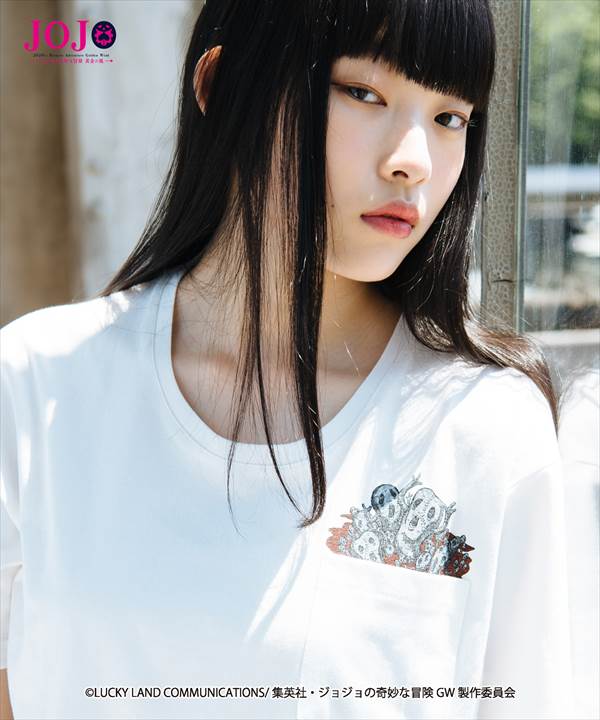 JOJO x glamb・グラム ジョジョ Risotto Nero’s stand pocket T メタリカポケット Tシャツ
