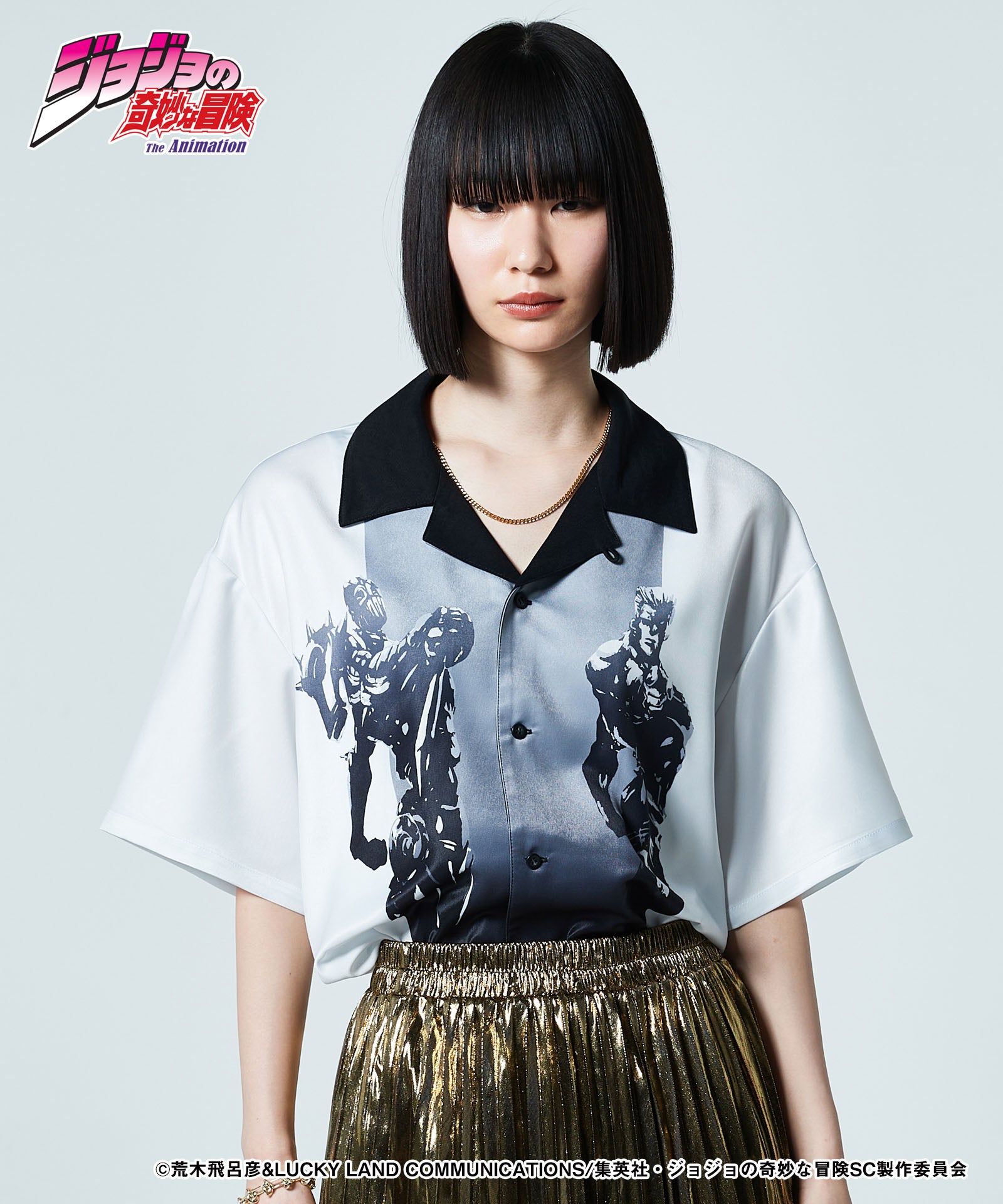 JOJO ジョジョ glamb グラム Jean Pierre Polnareff Shirt ジャン・ピエール・ポルナレフ シャツ