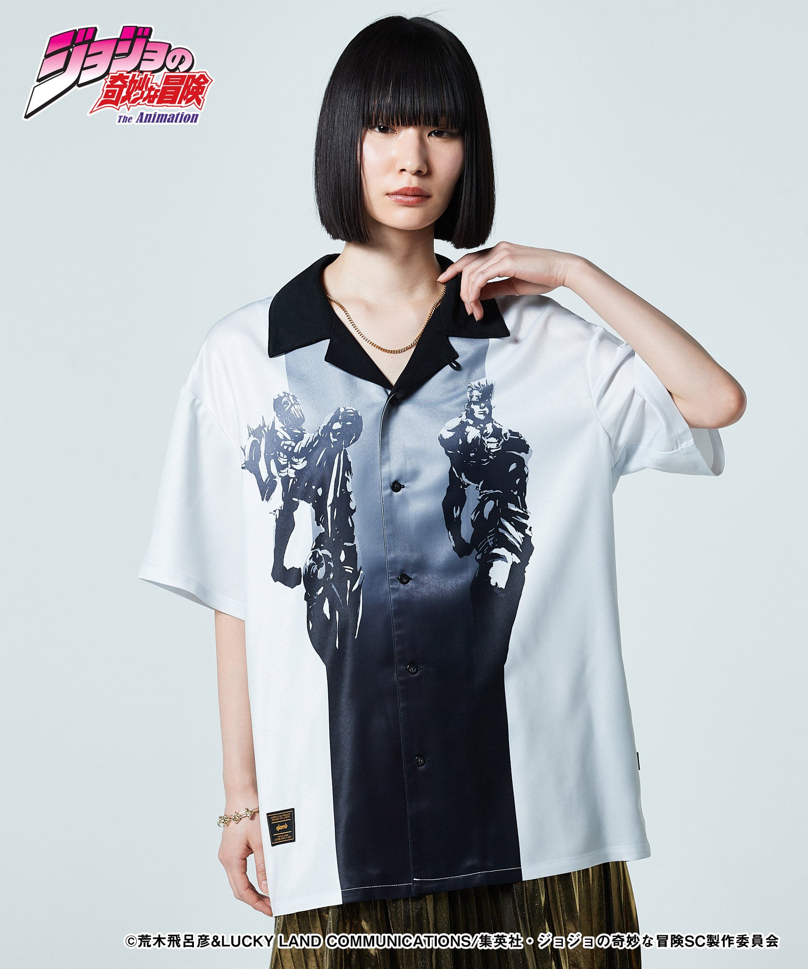 JOJO ジョジョ glamb グラム Jean Pierre Polnareff Shirt ジャン・ピエール・ポルナレフ シャツ