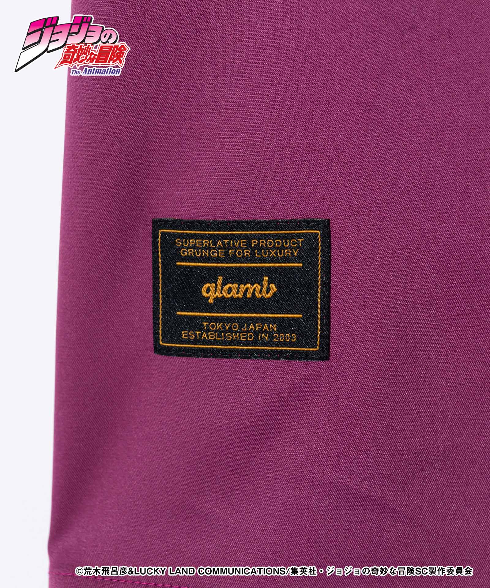 【Sサイズはメーカーお取り寄せ】JOJO ジョジョ glamb グラム Hol Horse & Boingo Shirt ホル・ホース アンド ボインゴ シャツ