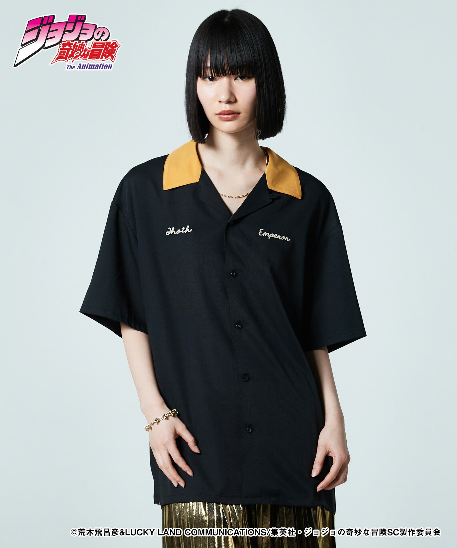 【Sサイズはメーカーお取り寄せ】JOJO ジョジョ glamb グラム Hol Horse & Boingo Shirt ホル・ホース アンド ボインゴ シャツ