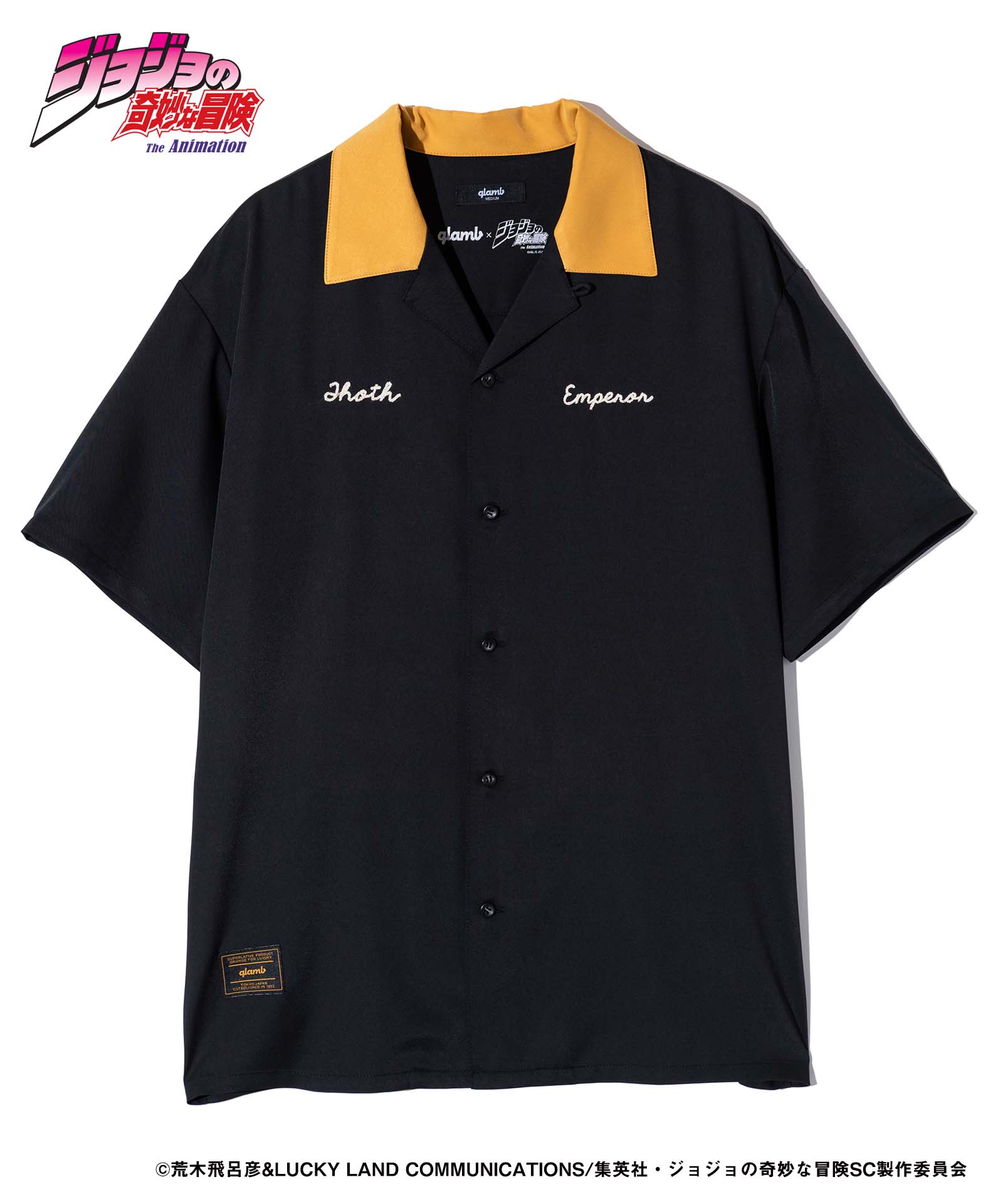 【Sサイズはメーカーお取り寄せ】JOJO ジョジョ glamb グラム Hol Horse & Boingo Shirt ホル・ホース アンド ボインゴ シャツ