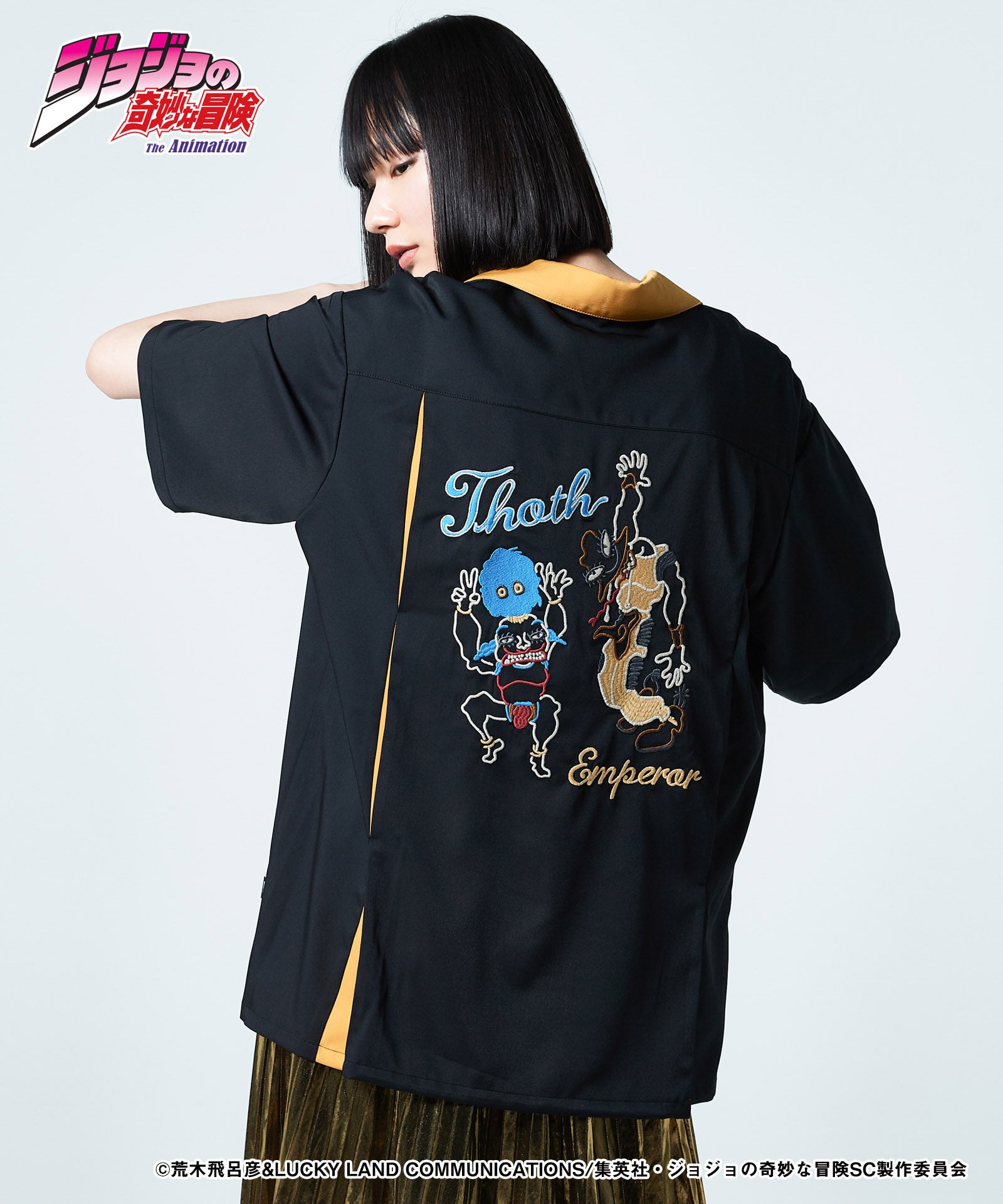 【Sサイズはメーカーお取り寄せ】JOJO ジョジョ glamb グラム Hol Horse & Boingo Shirt ホル・ホース アンド ボインゴ シャツ