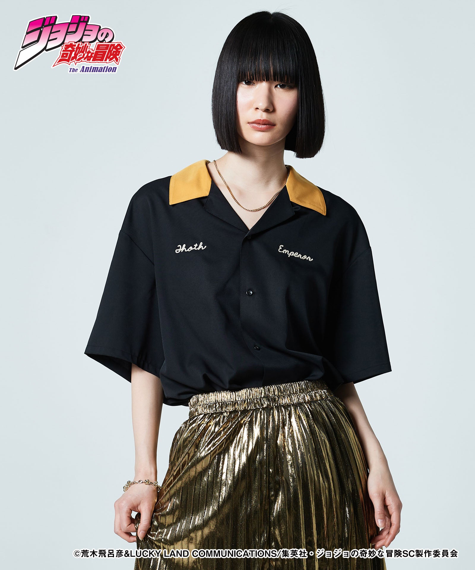 【Sサイズはメーカーお取り寄せ】JOJO ジョジョ glamb グラム Hol Horse & Boingo Shirt ホル・ホース アンド ボインゴ シャツ