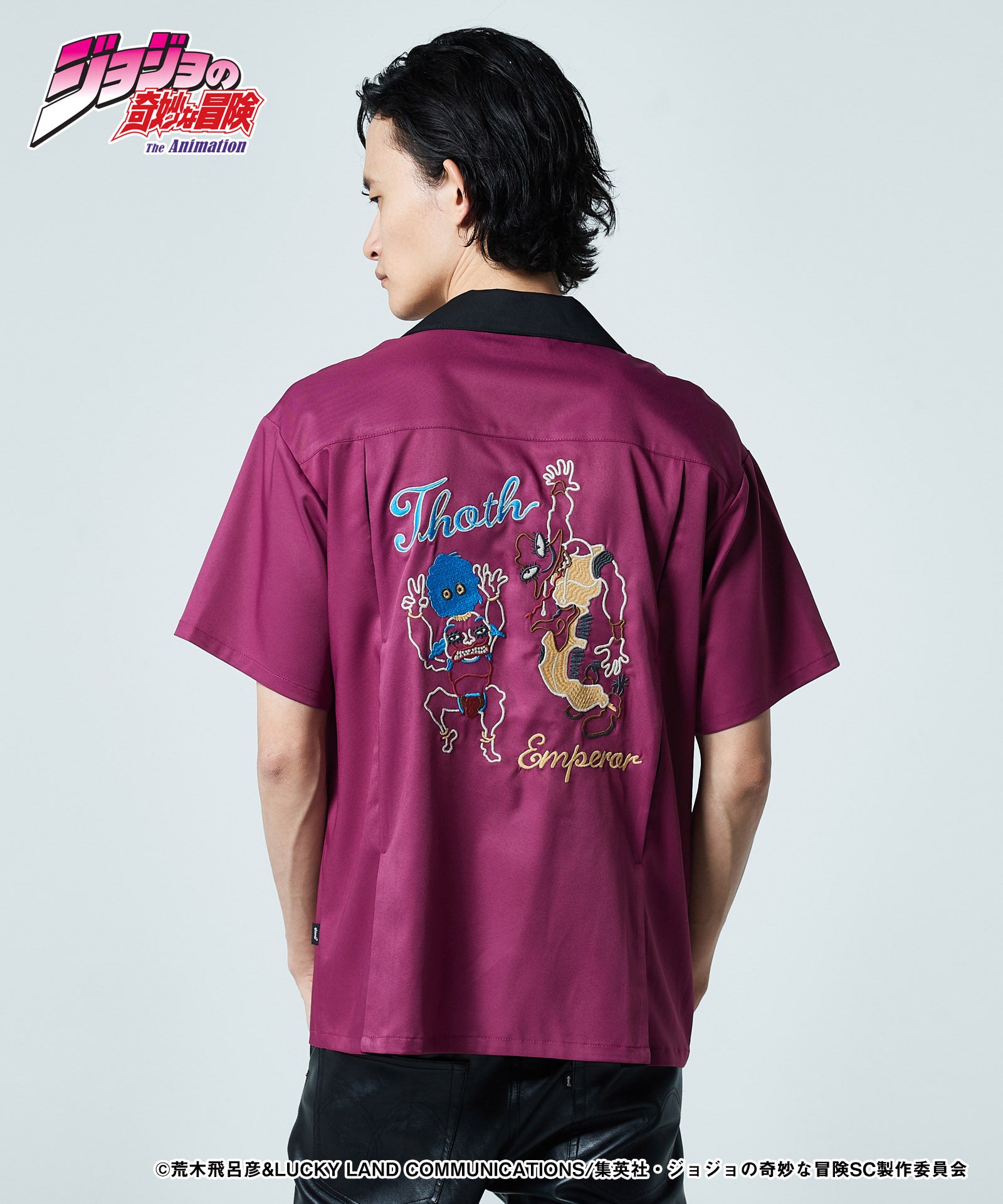 【Sサイズはメーカーお取り寄せ】JOJO ジョジョ glamb グラム Hol Horse & Boingo Shirt ホル・ホース アンド ボインゴ シャツ