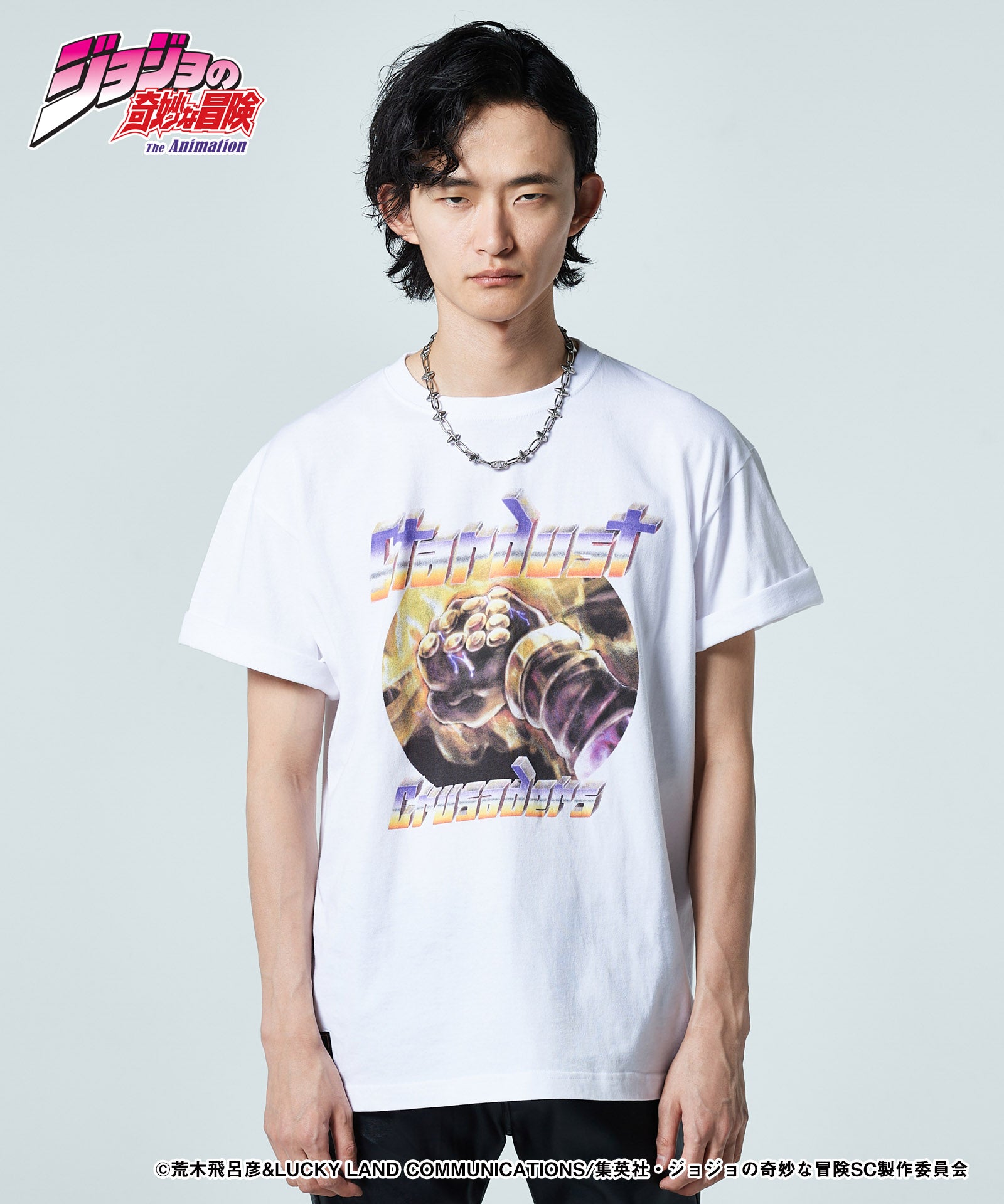 JOJO ジョジョ glamb グラム Star Platinum T-shirts II スタープラチナ TシャツII