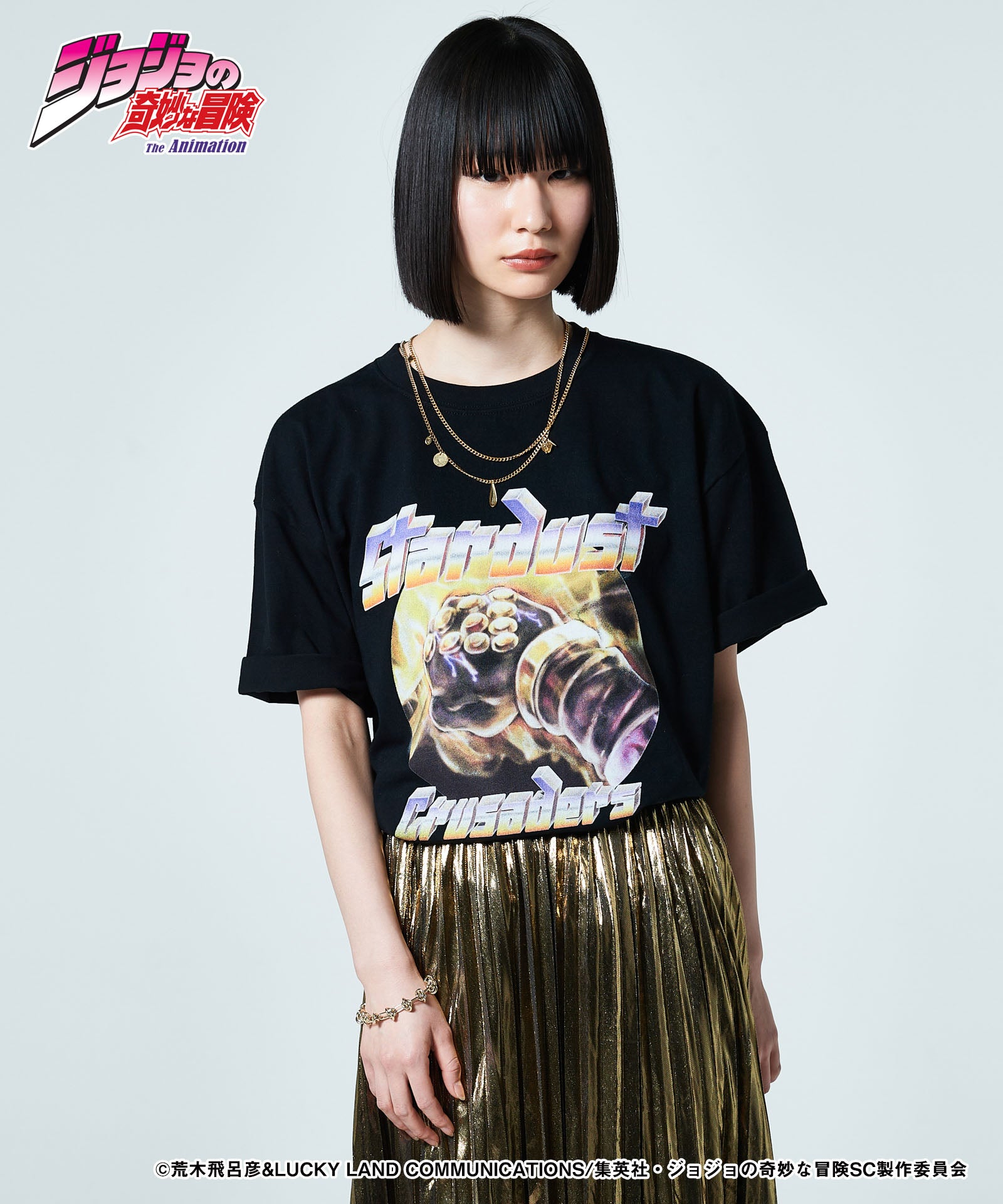 JOJO ジョジョ glamb グラム Star Platinum T-shirts II スタープラチナ TシャツII