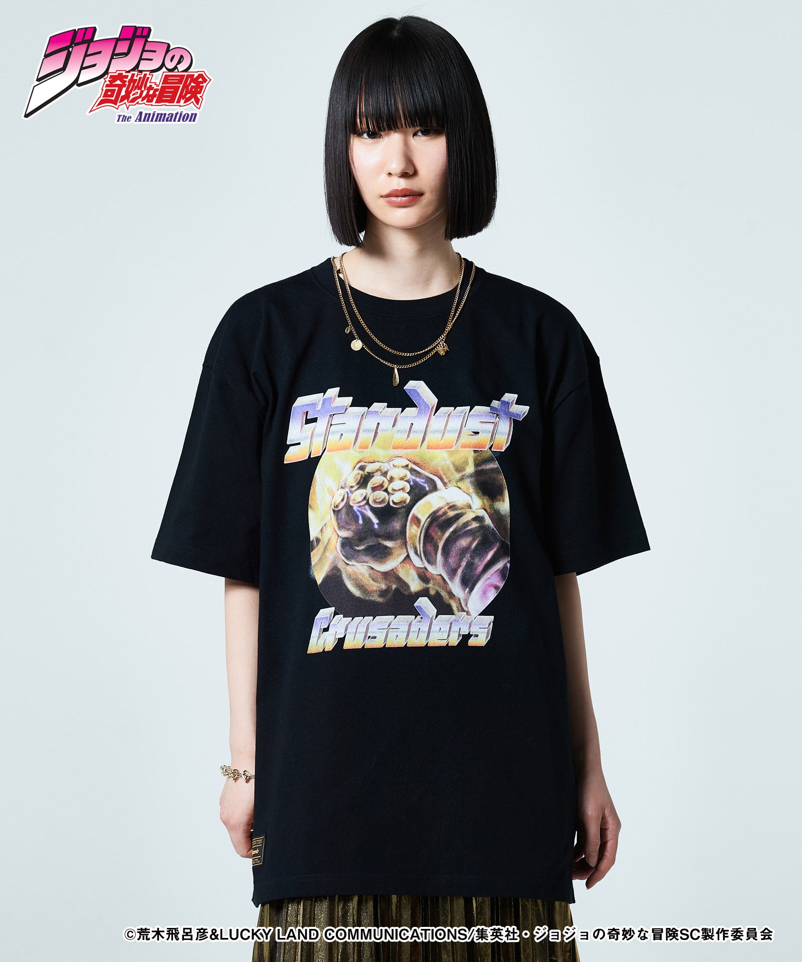 JOJO ジョジョ glamb グラム Star Platinum T-shirts II スタープラチナ TシャツII