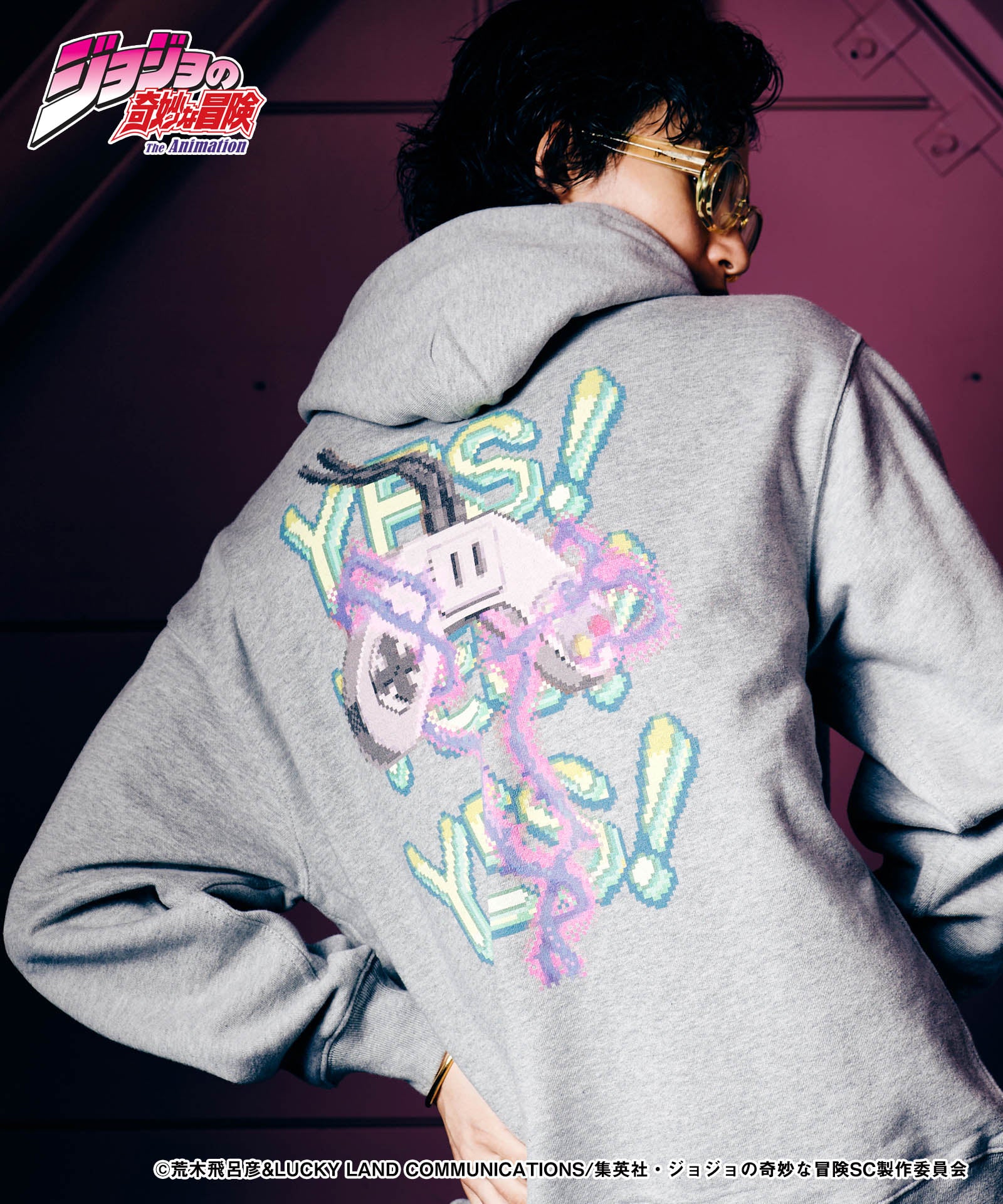 JOJO ジョジョ glamb グラム Joseph Joester Hoodie ジョセフ・ジョースターフーディ