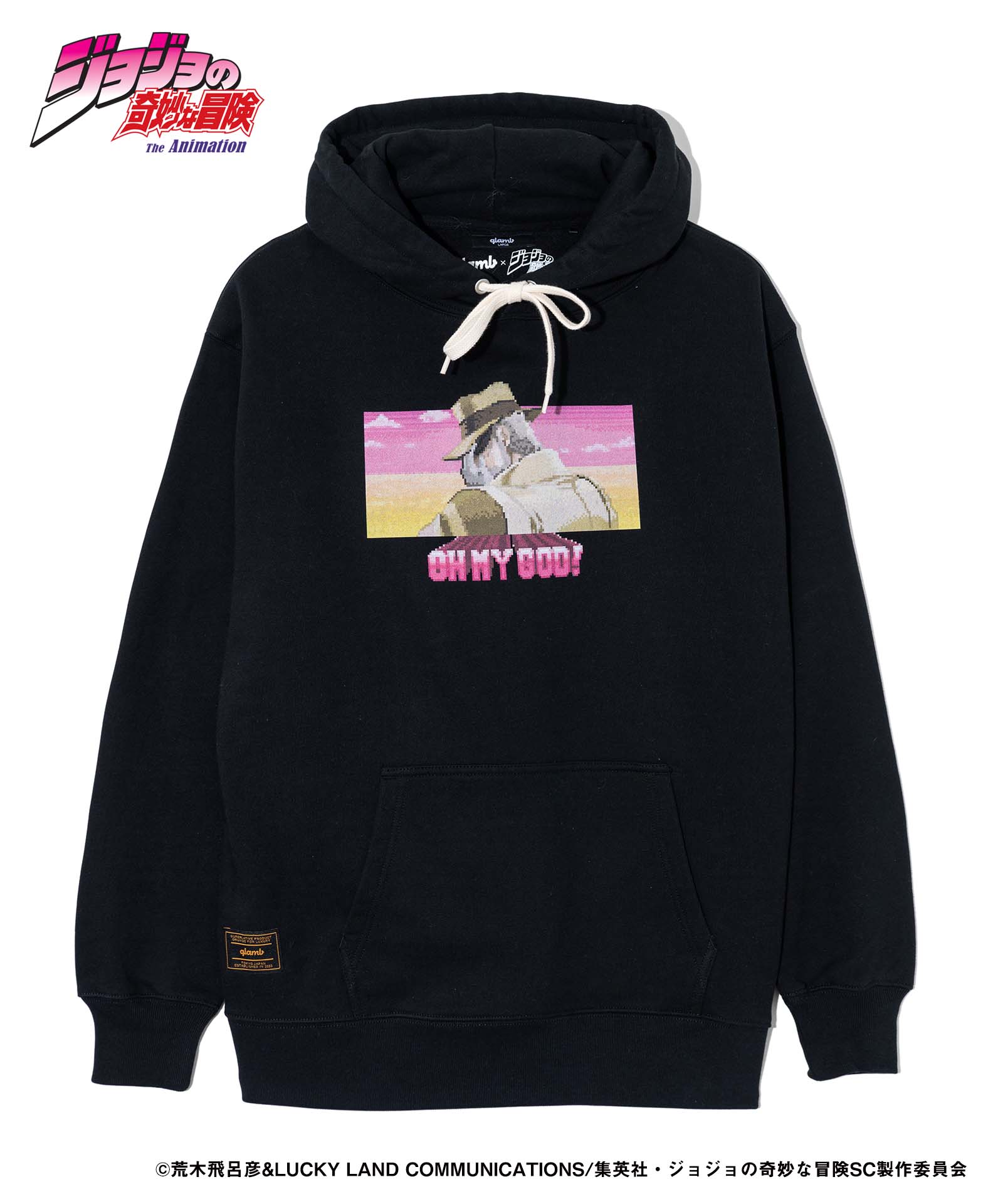 JOJO ジョジョ glamb グラム Joseph Joester Hoodie ジョセフ・ジョースターフーディ