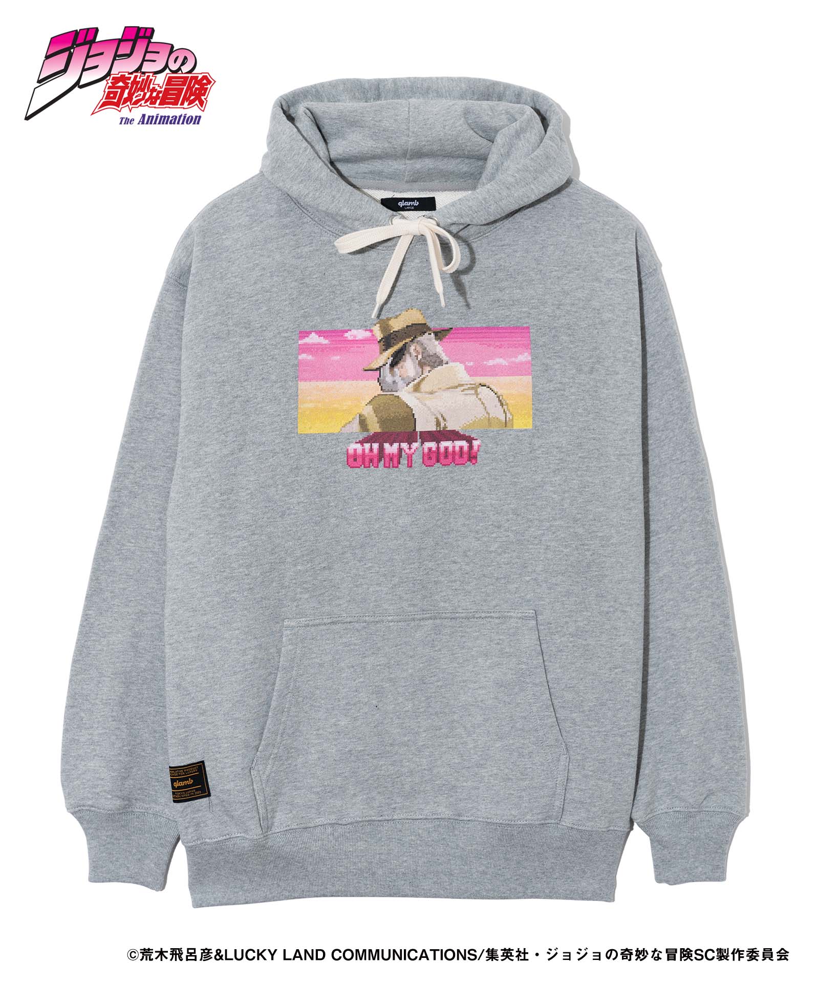 JOJO ジョジョ glamb グラム Joseph Joester Hoodie ジョセフ・ジョースターフーディ