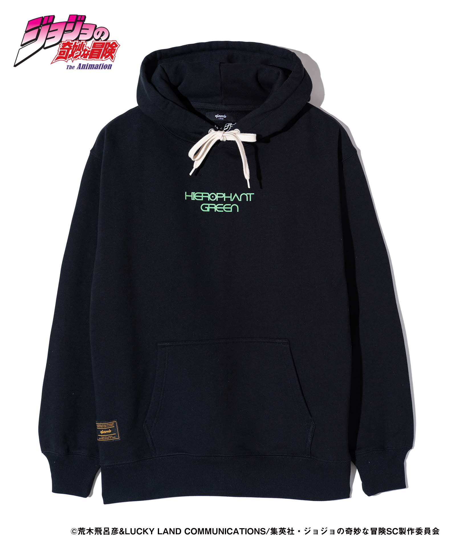 JOJO ジョジョ glamb グラム Hierophant Green Hoodie ハイエロファントグリーンフーディ