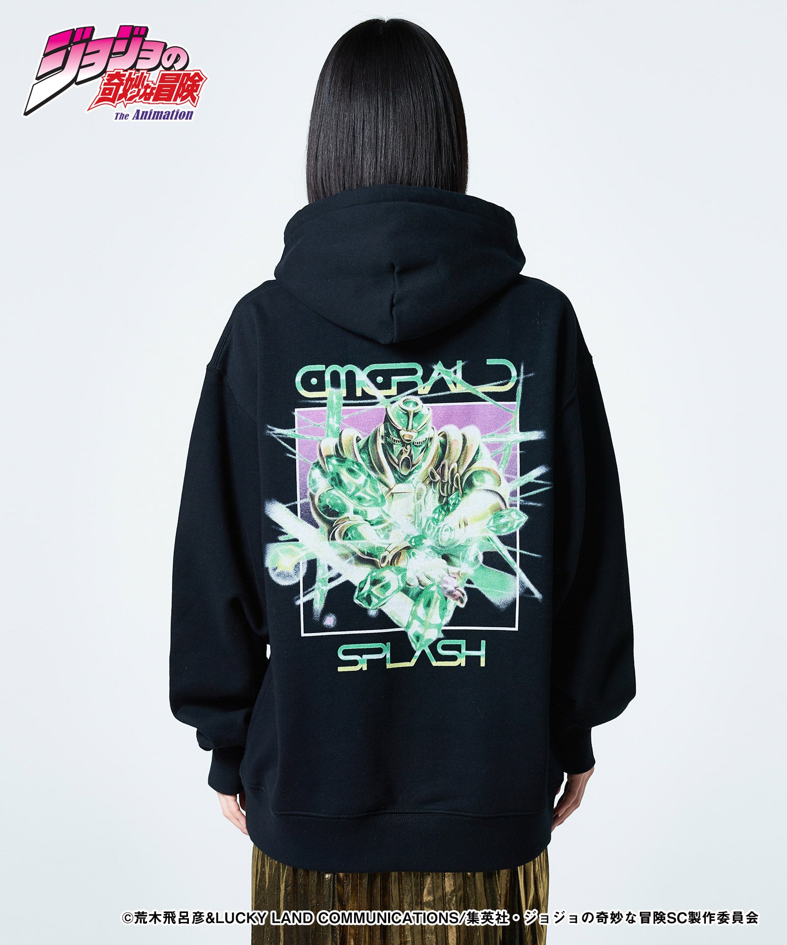 JOJO ジョジョ glamb グラム Hierophant Green Hoodie ハイエロファントグリーンフーディ