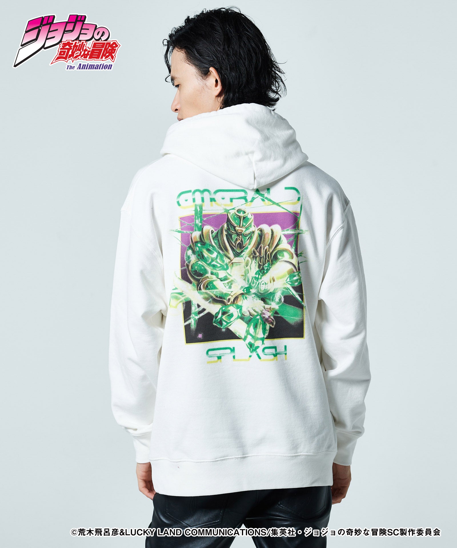 JOJO ジョジョ glamb グラム Hierophant Green Hoodie ハイエロファントグリーンフーディ