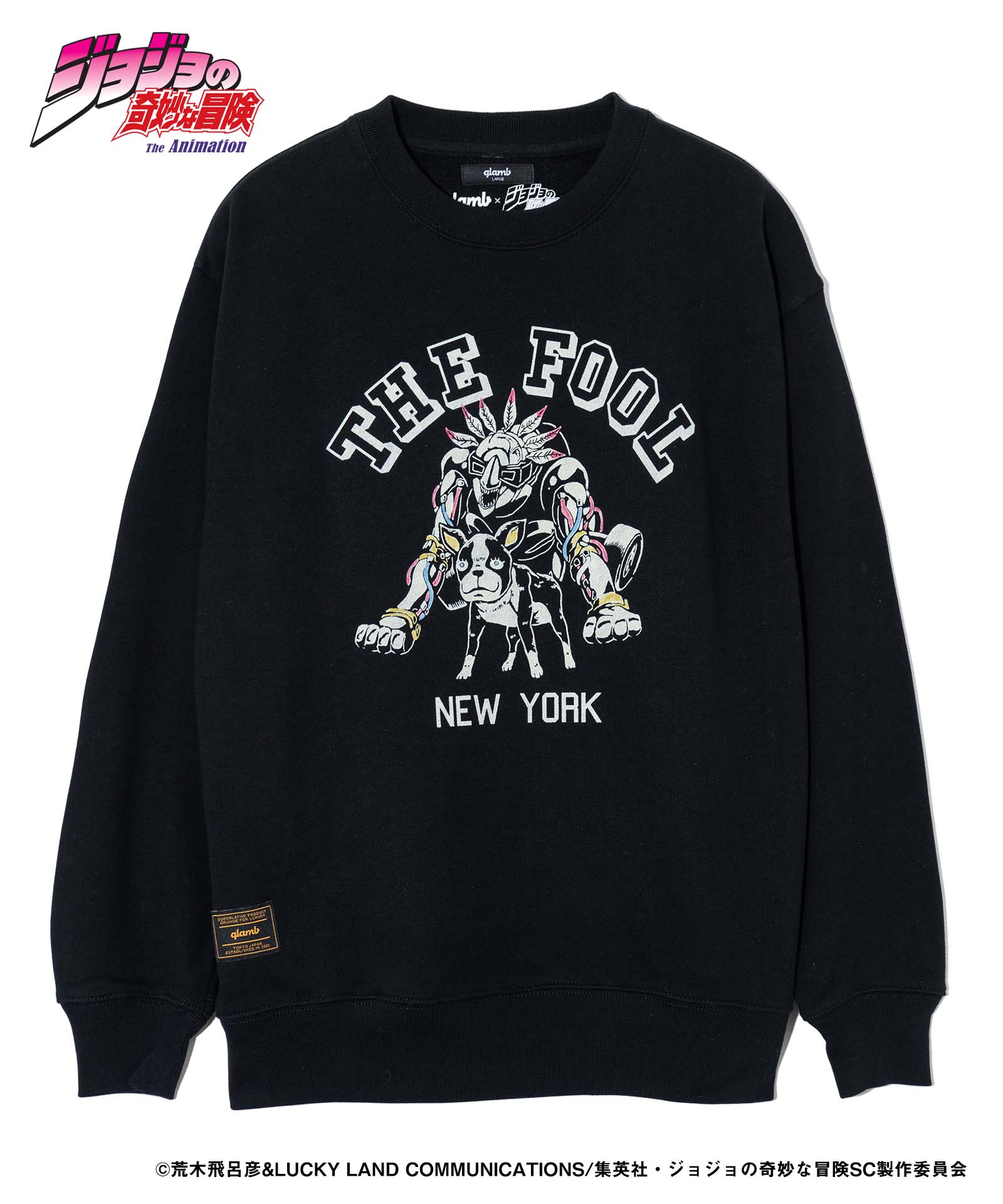 JOJO ジョジョ glamb グラム Iggy Sweat イギースウェット 愚者 ザ・フール
