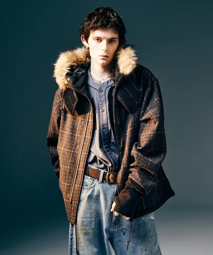 High Neck Short Mods Coat / ハイネックショートモッズコート glamb グラム