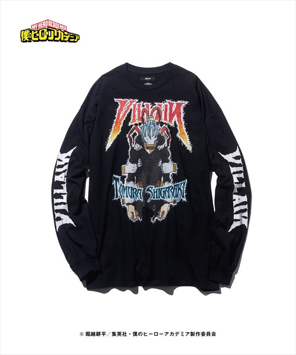 僕のヒーローアカデミア x glamb Tomura Shigaraki Long Sleeves T トムラシガラキ ロングスリーブT 特別価格