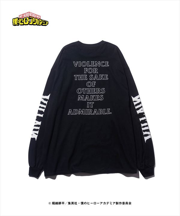 僕のヒーローアカデミア x glamb Tomura Shigaraki Long Sleeves T トムラシガラキ ロングスリーブT 特別価格