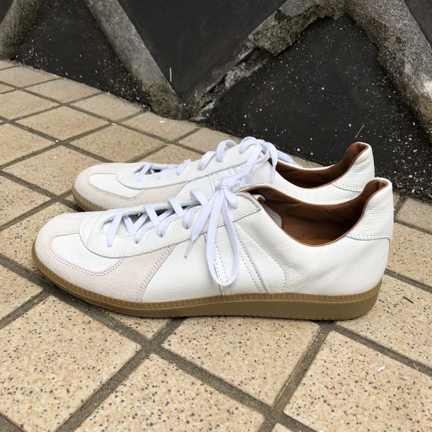 REPRODUCTION OF FOUND:ジャーマントレーナー/ブラック GERMAN MILITARY TRAINER リプロダクション オブ ファウンド