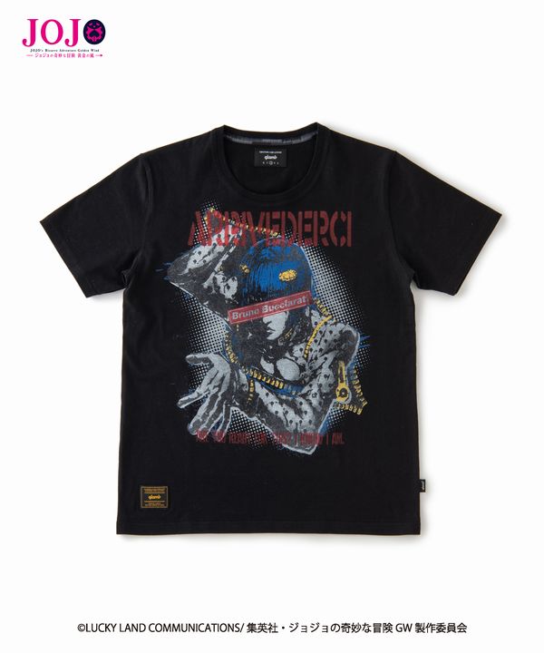 glamb・グラム Bruno Bucciarati T ブローノ・ブチャラティ Tシャツ JOJO ジョジョ