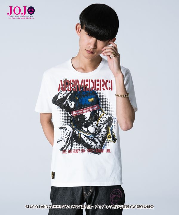 glamb・グラム Bruno Bucciarati T ブローノ・ブチャラティ Tシャツ JOJO ジョジョ