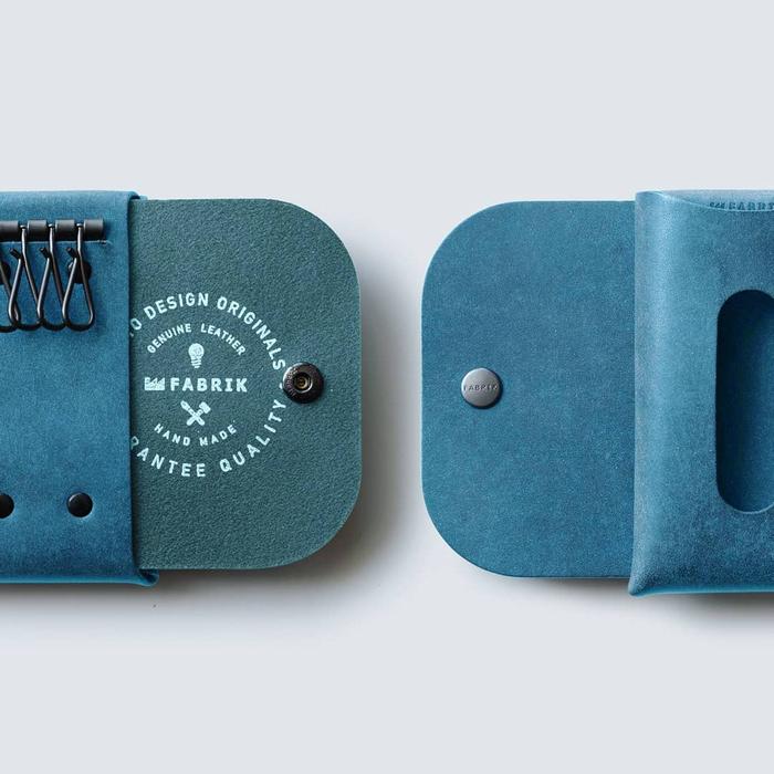 【即納】FABRIK ファブリック:KEY CASE&CARD/カードも入るレザーキーケース