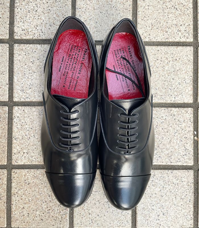 TRAVEL SHOES by chausser トラベルシューズ バイ ショセ ストレートチップ レザーシューズ