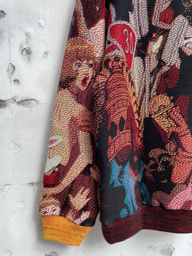 SEVESKIG セヴシグ x PAPRIKA パプリカ Jacquard Pullover knit Ver,UZO-MUZO