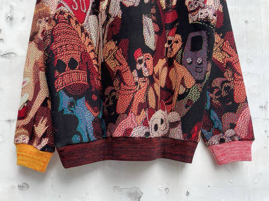 SEVESKIG セヴシグ x PAPRIKA パプリカ Jacquard Pullover knit Ver,UZO-MUZO