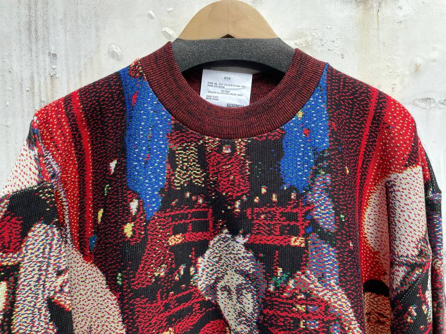 SEVESKIG セヴシグ x PAPRIKA パプリカ Jacquard Pullover knit Ver,UZO-MUZO