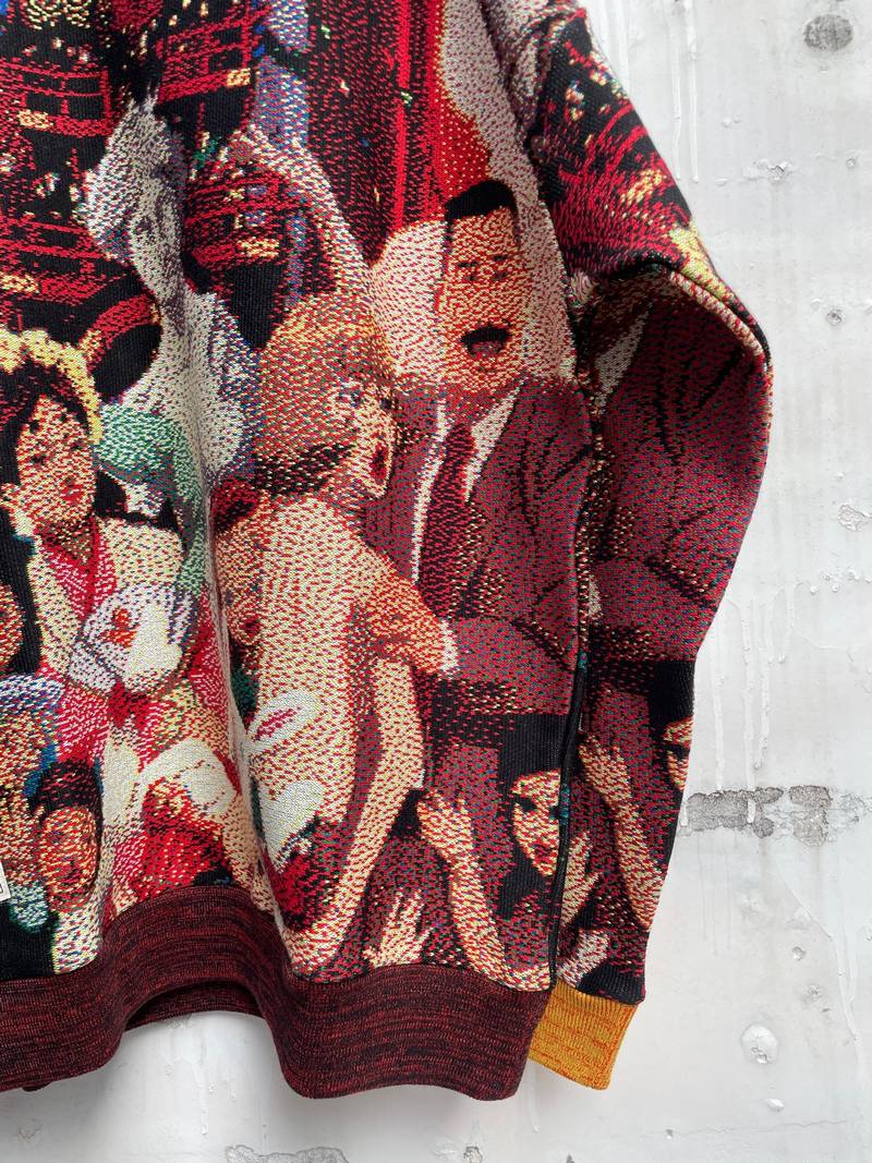 SEVESKIG セヴシグ x PAPRIKA パプリカ Jacquard Pullover knit Ver,UZO-MUZO