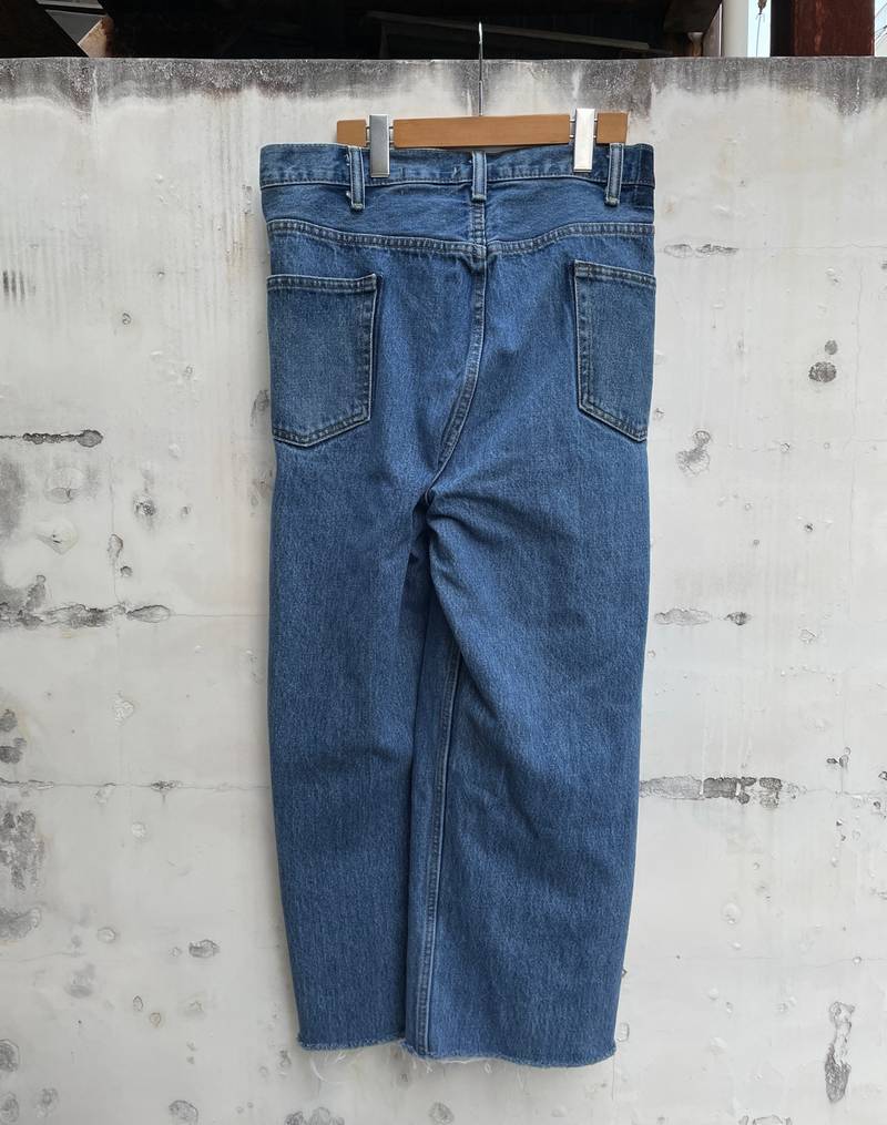 SALE/セール 77circa 77サーカ circa make wrap up denim pants リメイク デニムパンツ 特別価格