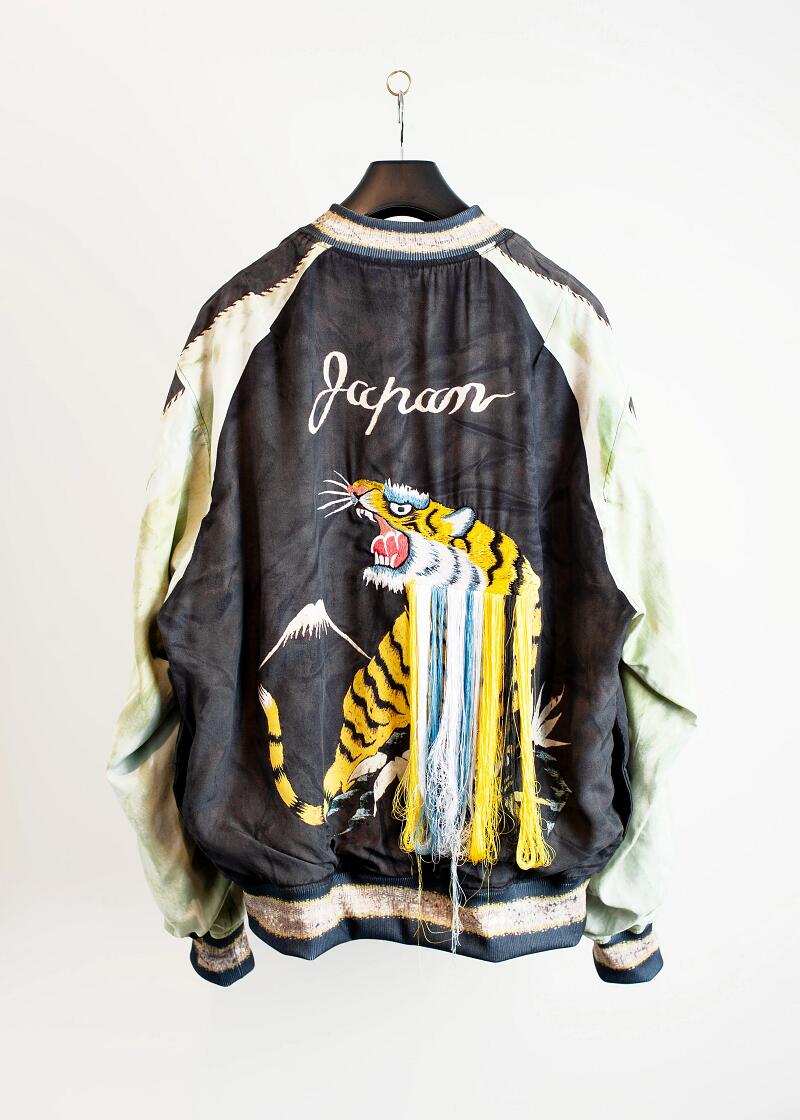 SEVESKIG セヴシグ Sev vs Tolq Souvenir Jacket Ver, Misled by AI スカジャン