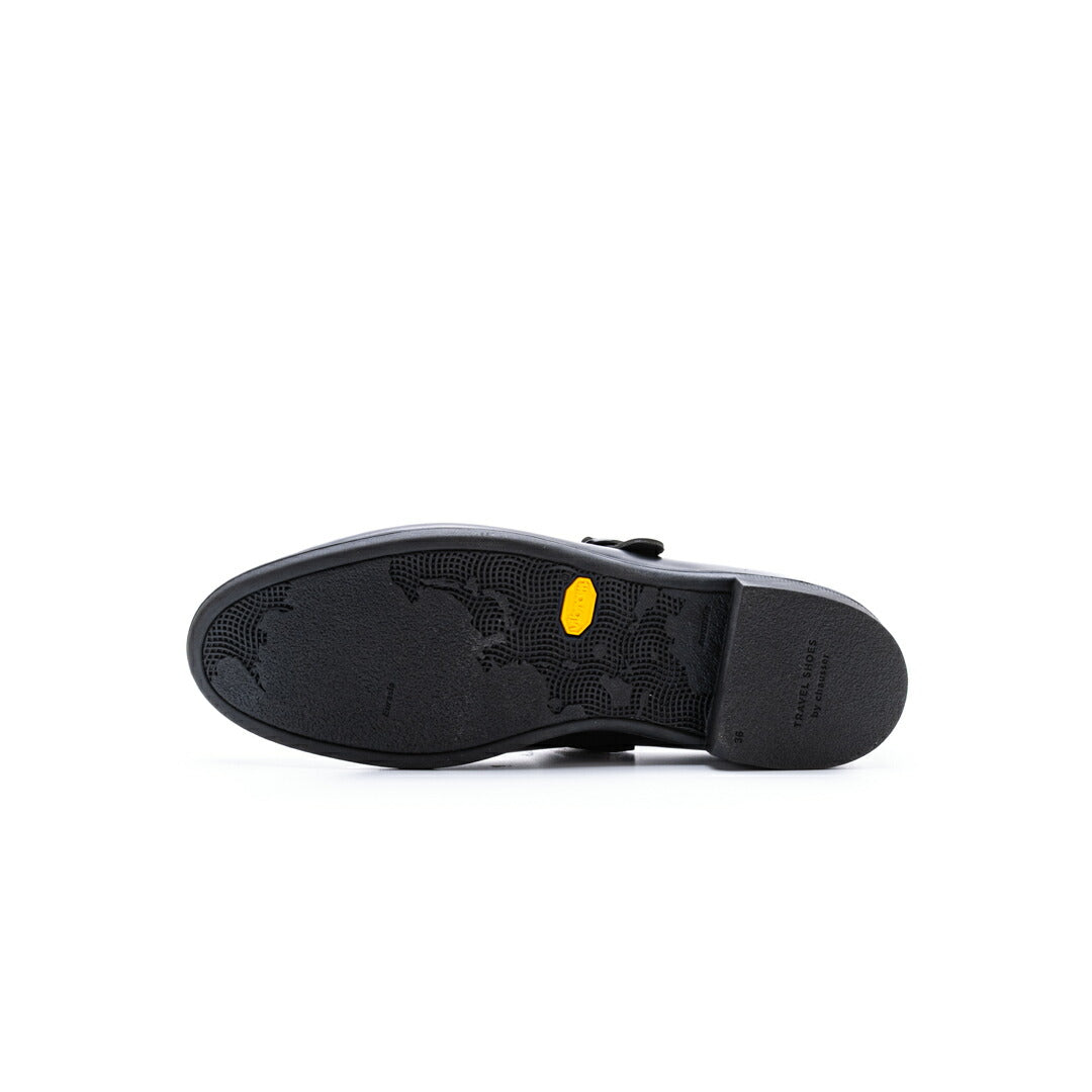 TRAVEL SHOES by chausser トラベルシューズ バイ ショセ ワンストラップ レザーシューズ TR-002 BLG