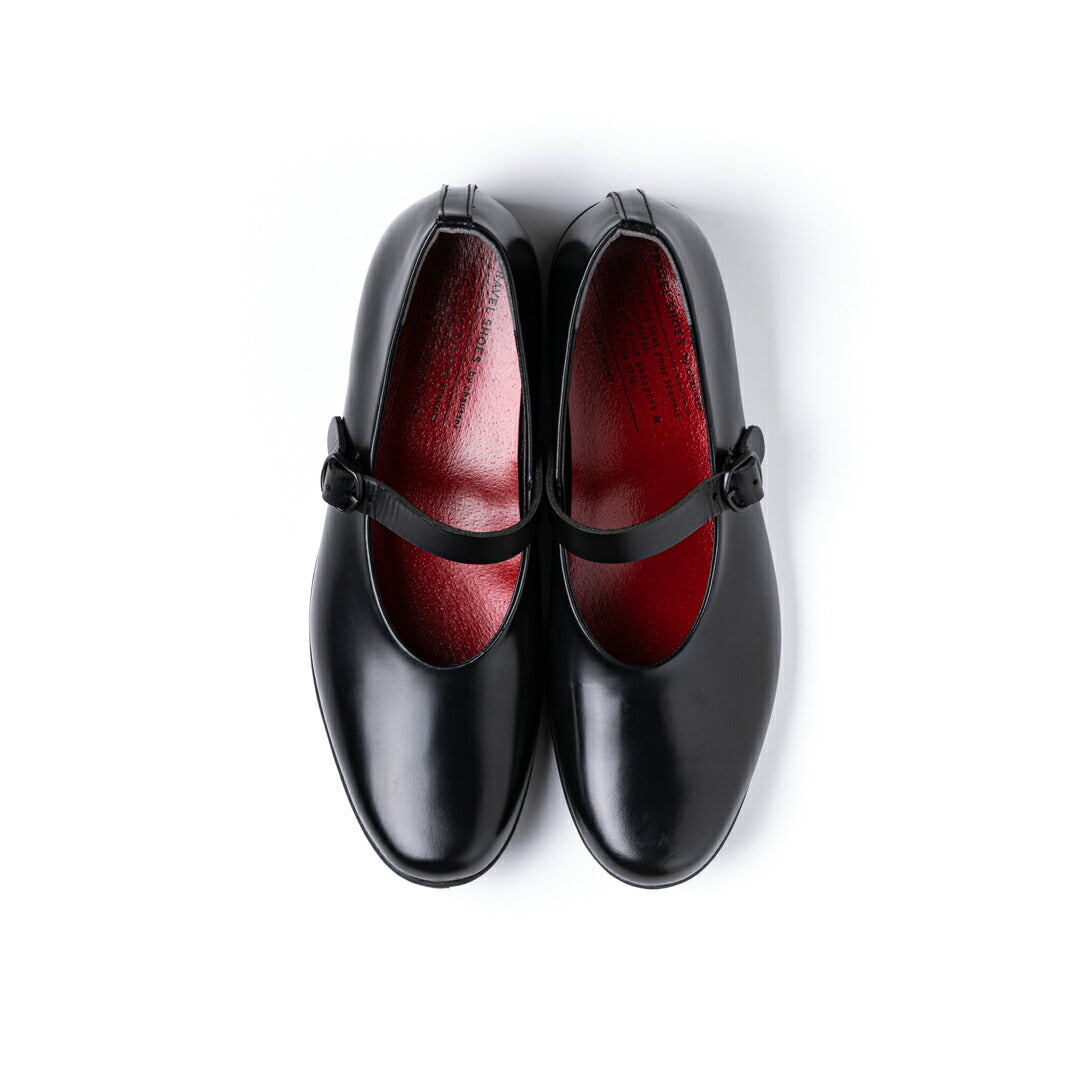 TRAVEL SHOES by chausser トラベルシューズ バイ ショセ ワンストラップ レザーシューズ TR-002 BLG