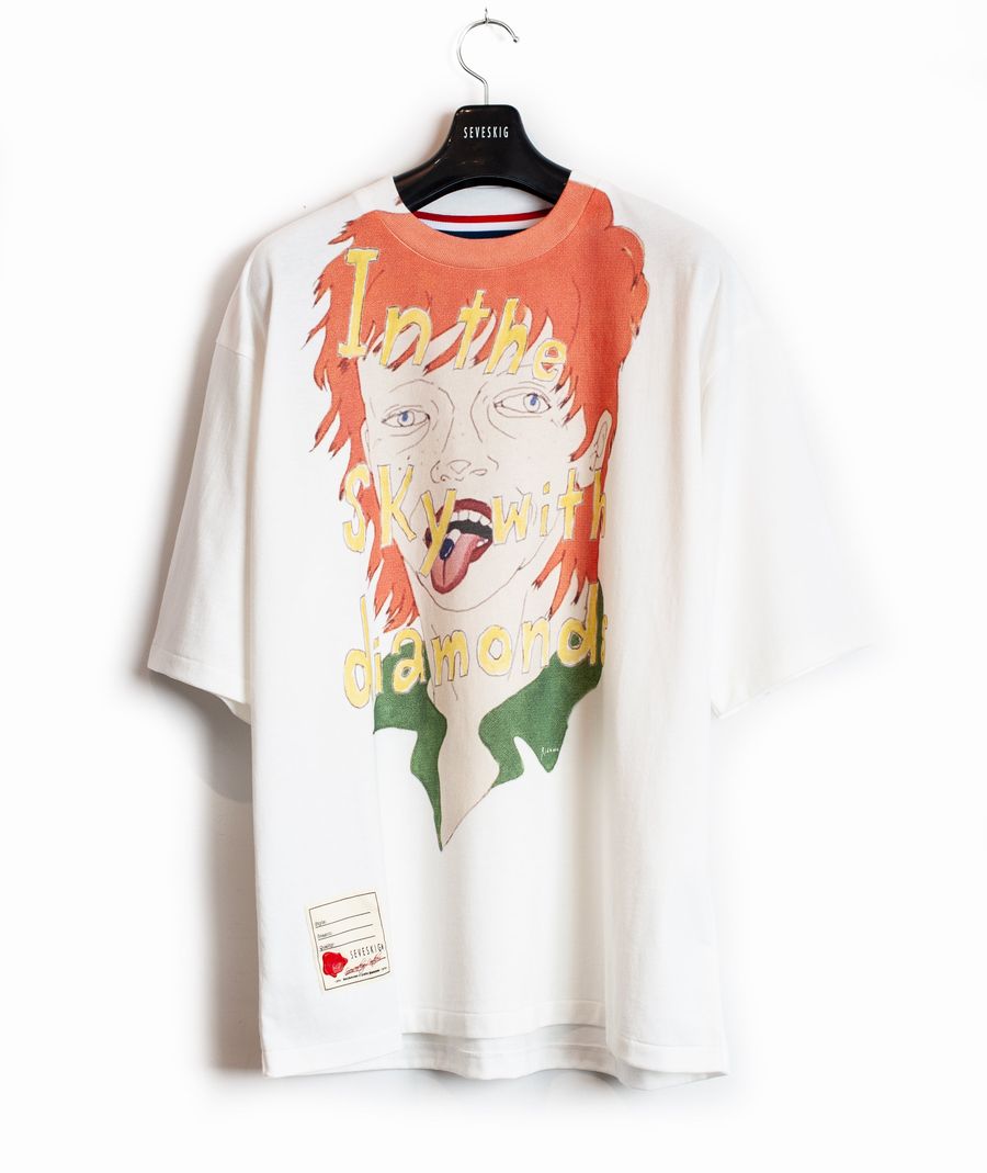 SEVESKIG vs RIDAWO S/SL ver, Pill-Taking Man Tシャツ セヴシグ ワカヤマリダヲ
