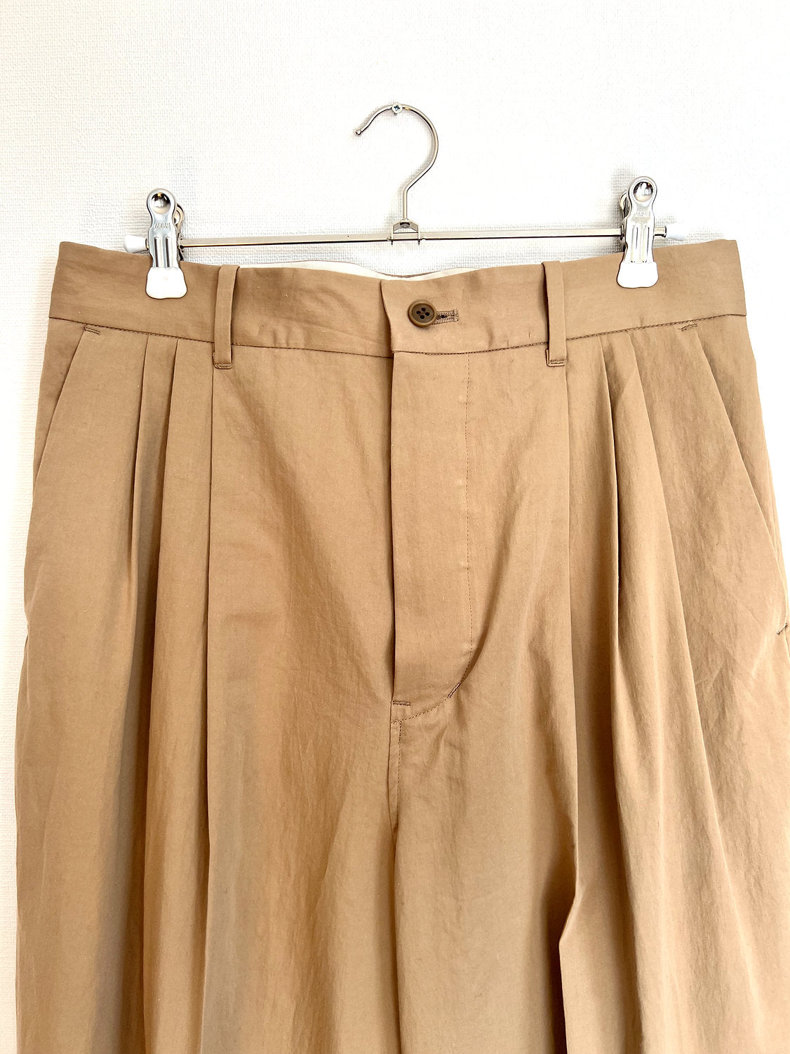t.yamai paris ティ ヤマイ パリ オーガニックサテン3タックパンツ 特別価格