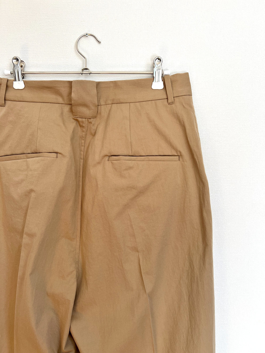 t.yamai paris ティ ヤマイ パリ オーガニックサテン3タックパンツ 特別価格