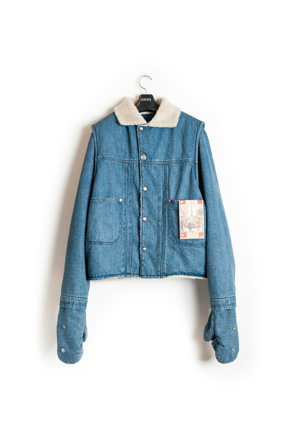 SEVESKIG セヴシグ Adapt Boa Denim Jacket ボア デニムジャケット