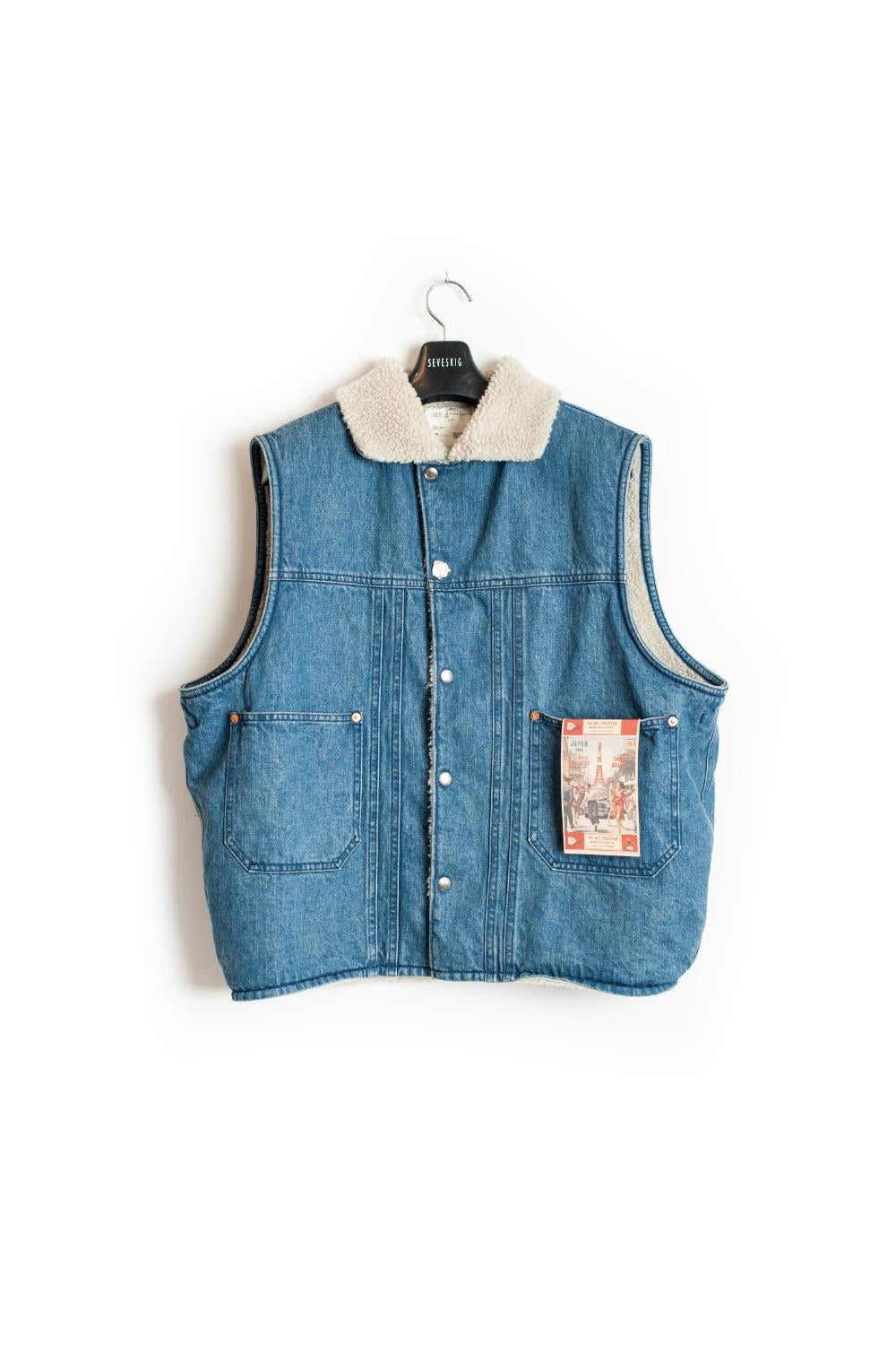 SEVESKIG セヴシグ Adapt Boa Denim Jacket ボア デニムジャケット