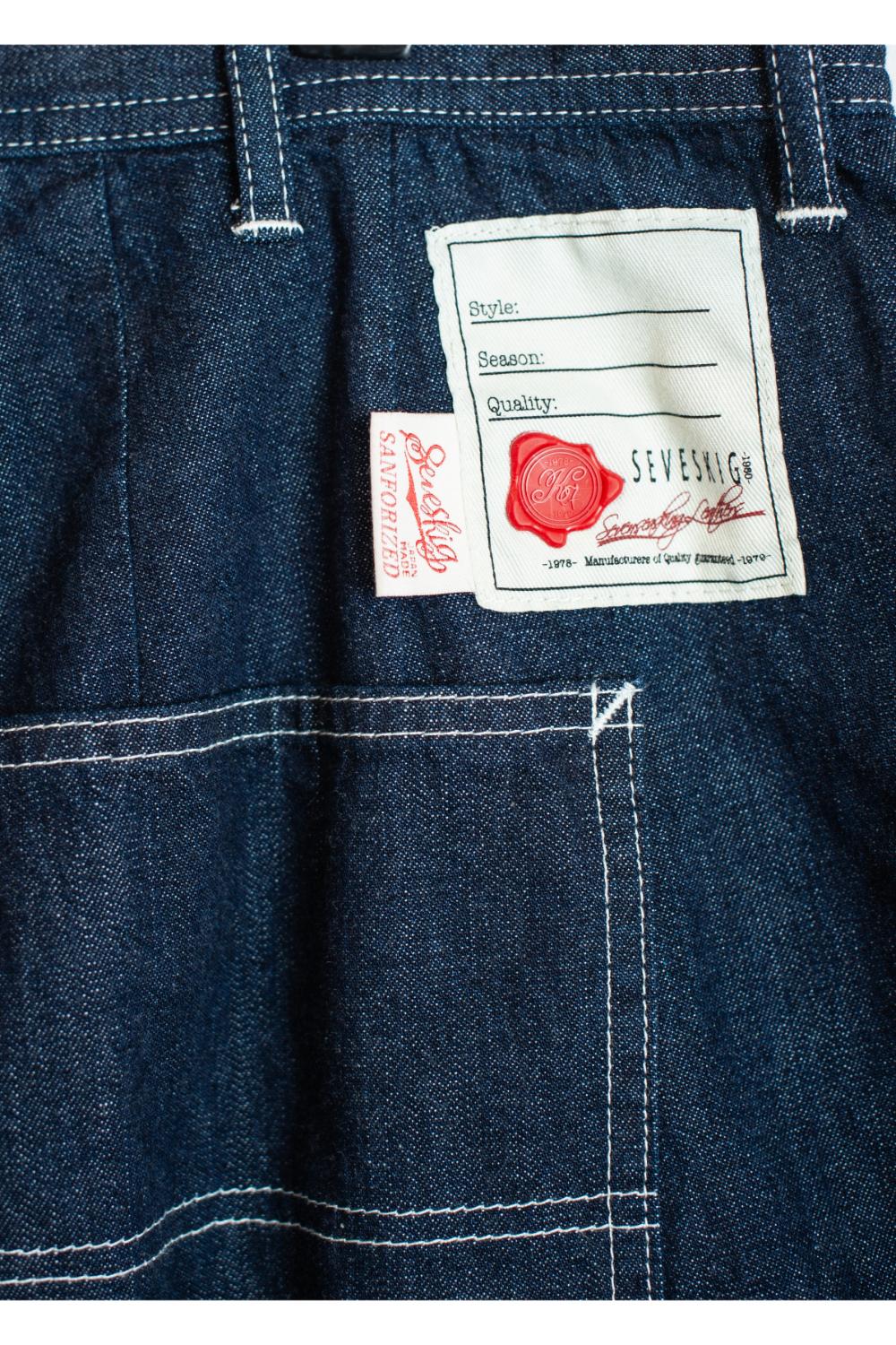 SEVESKIG セヴシグ Classic Double-Knee Painter Wide Pants クラシック ペインターパンツ