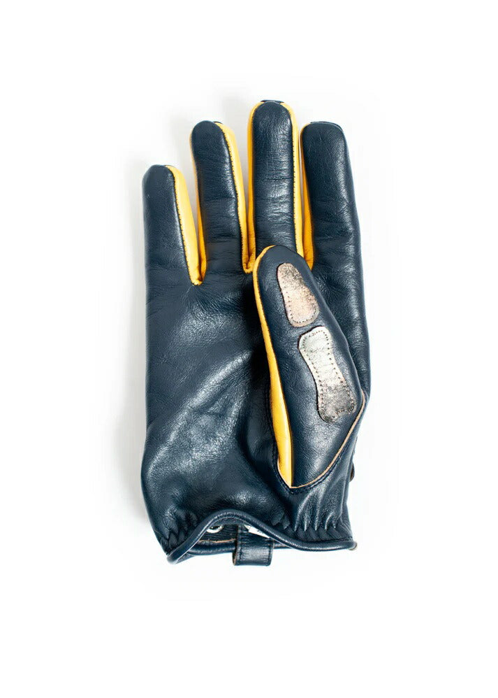 SEVESKIG セヴシグ Cow Leather X-ray Gloves Ver,Silver レザーグローブ