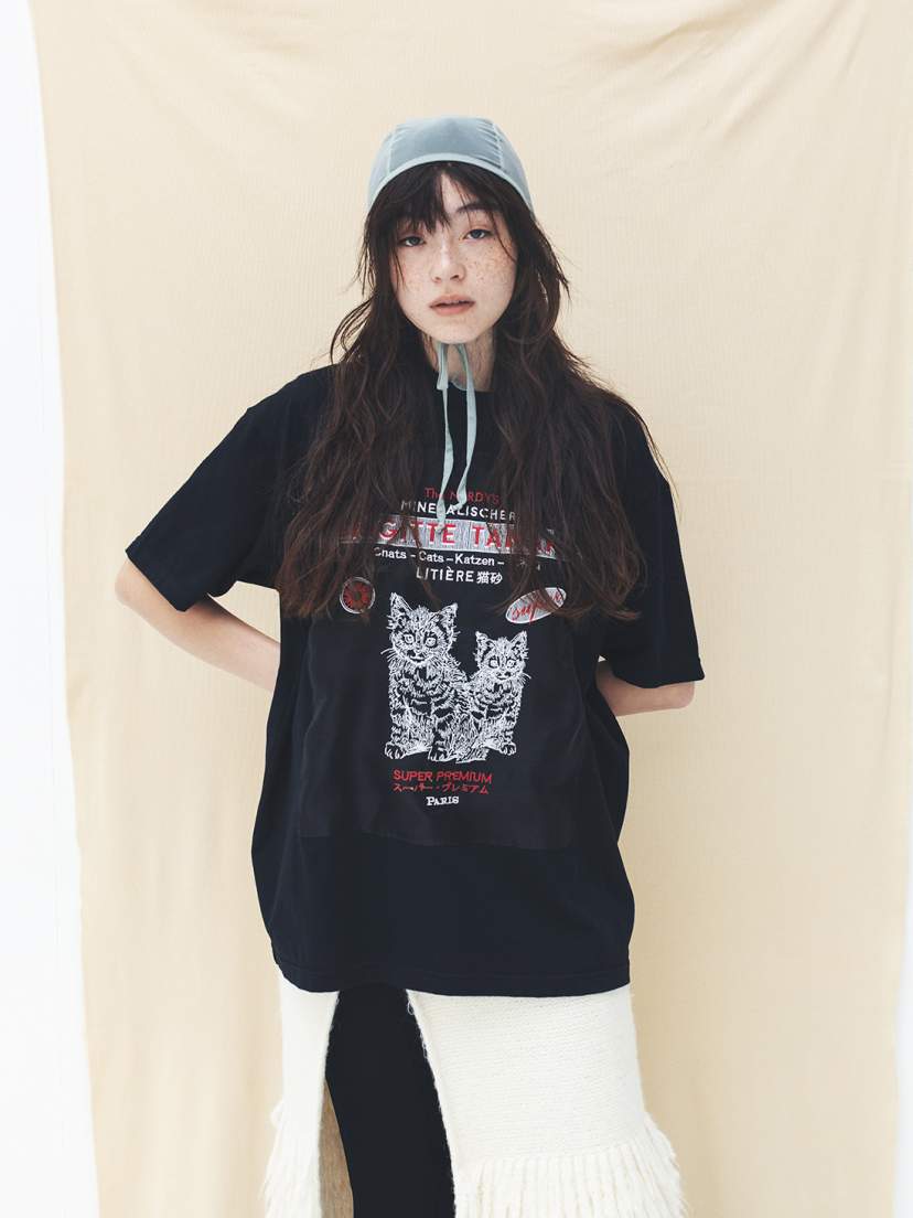 Brigitte Tanaka × The NERDYS CATS T-shirt 2026