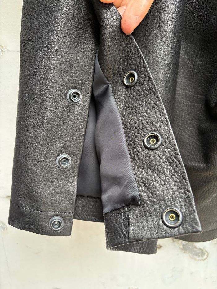 SEVESKIG セヴシグ Track Cow Leather Shorts トラック レザー ショートパンツ