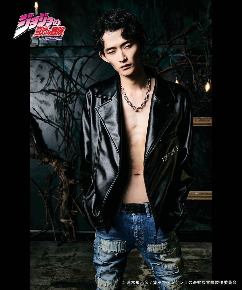 ジョジョの奇妙な冒険 JOJO glamb グラム Stone Mask Riders Jacket ストーンマスクライダースジャケット